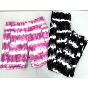 LOT OF DSG DICKS SPORTING GOODS HIGH RISE LEGGINGS AND BIKE SHORTS Youth Girl XL